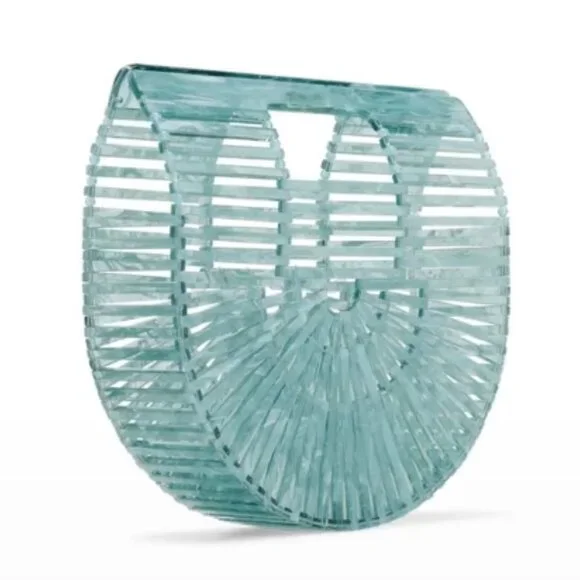 Cult Gaia Ark SEASPRAY color Acrylic Top Handle Bag - Picture 2 of 12